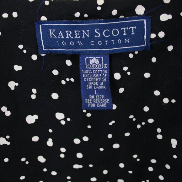 Karen Scott Vest Womens Size L Large Christmas Carolers Embroidered Waistcoat - Picture 5 of 5